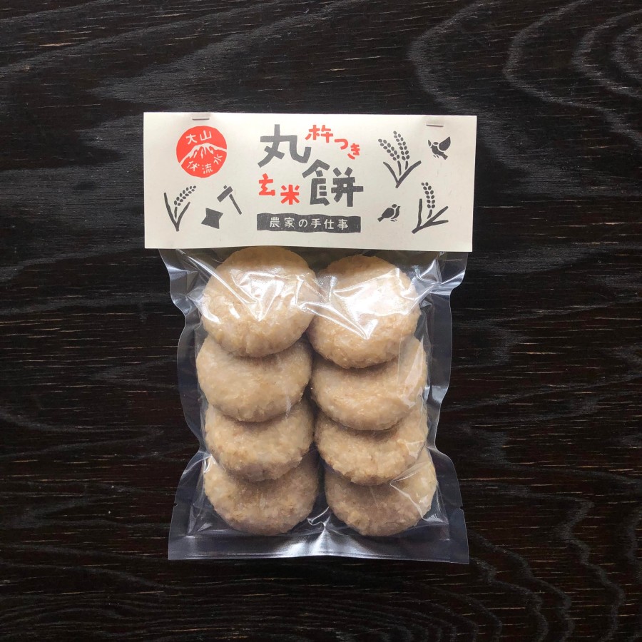 のぎ屋の玄米丸餅を販売します